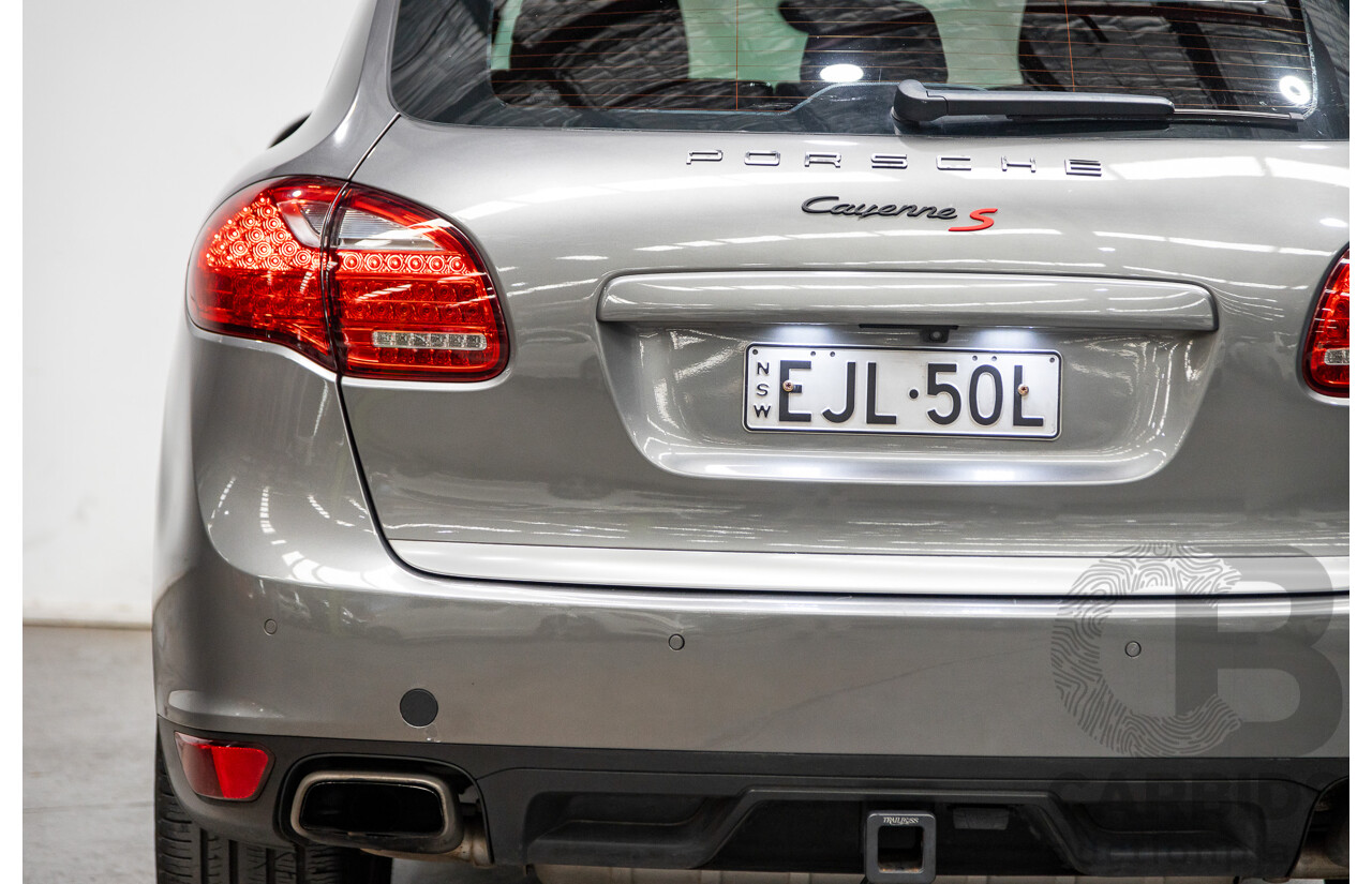 10/2010 Porsche Cayenne S Hybrid Series 2 (AWD) MY11 4d Wagon Meteor Grey Metallic Supercharged V6 3.0L - 34kw Hybrid