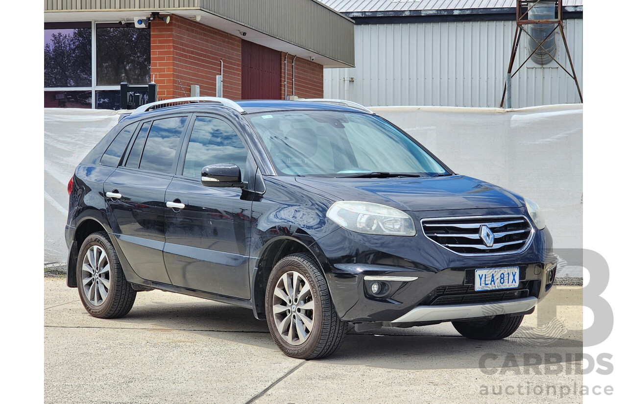 7/2012 Renault Koleos Dynamique (4x4) H45 PHASE II 4d Wagon Black 2.0L