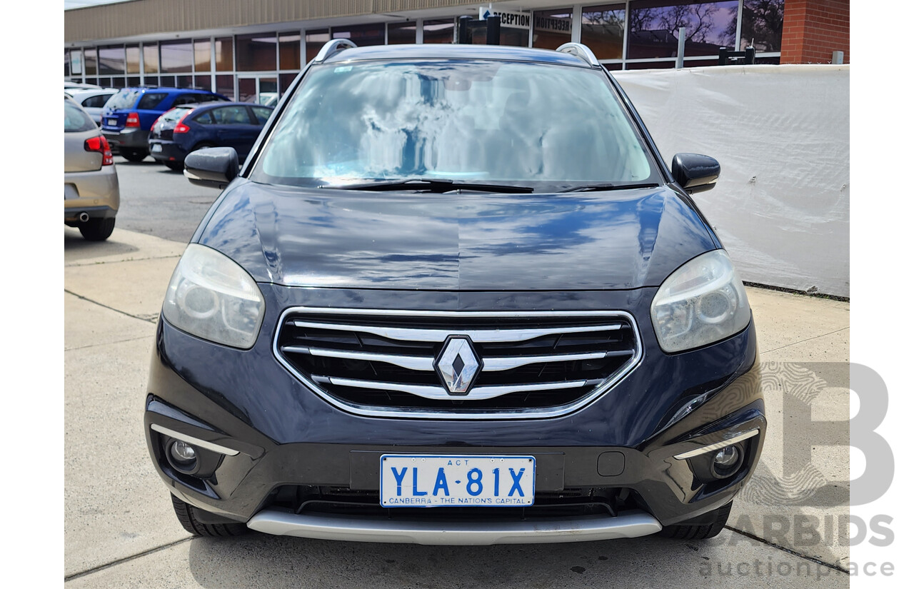 7/2012 Renault Koleos Dynamique (4x4) H45 PHASE II 4d Wagon Black 2.0L