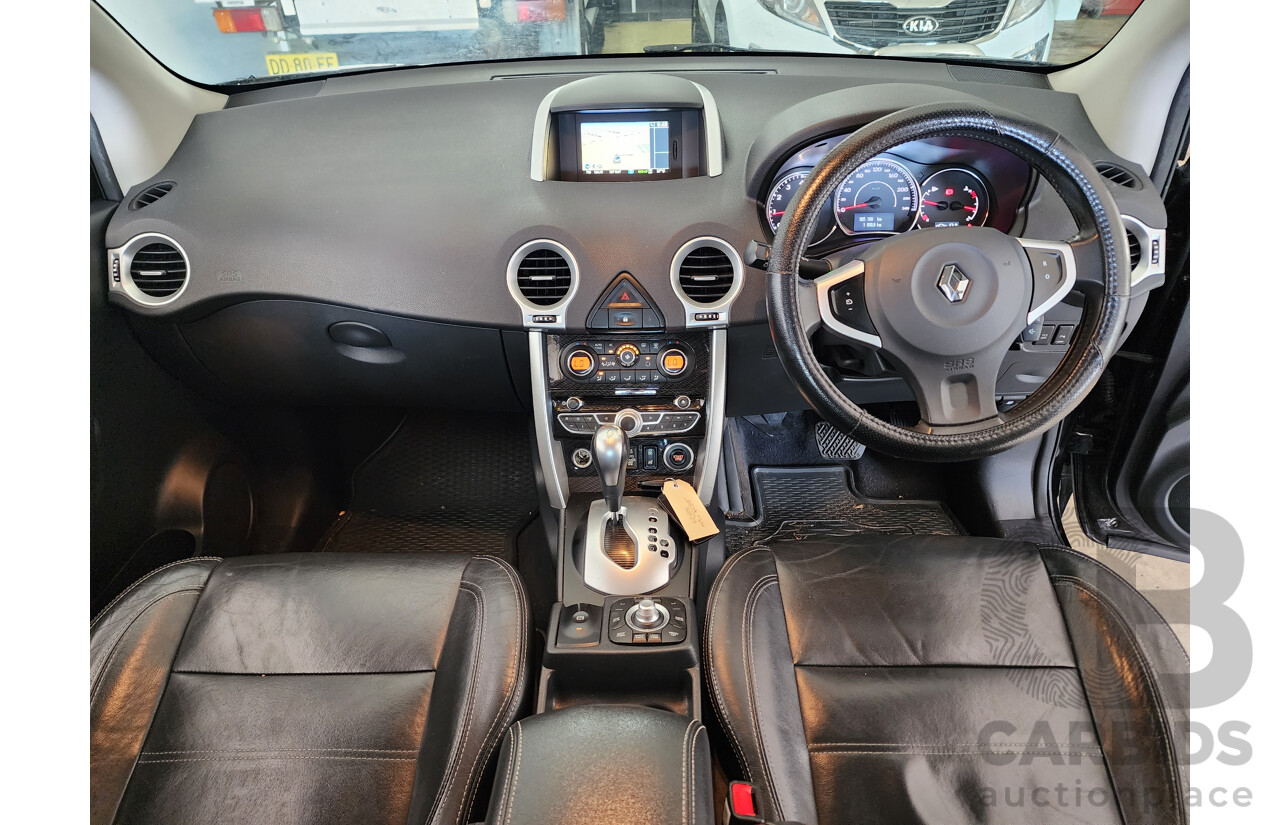 7/2012 Renault Koleos Dynamique (4x4) H45 PHASE II 4d Wagon Black 2.0L
