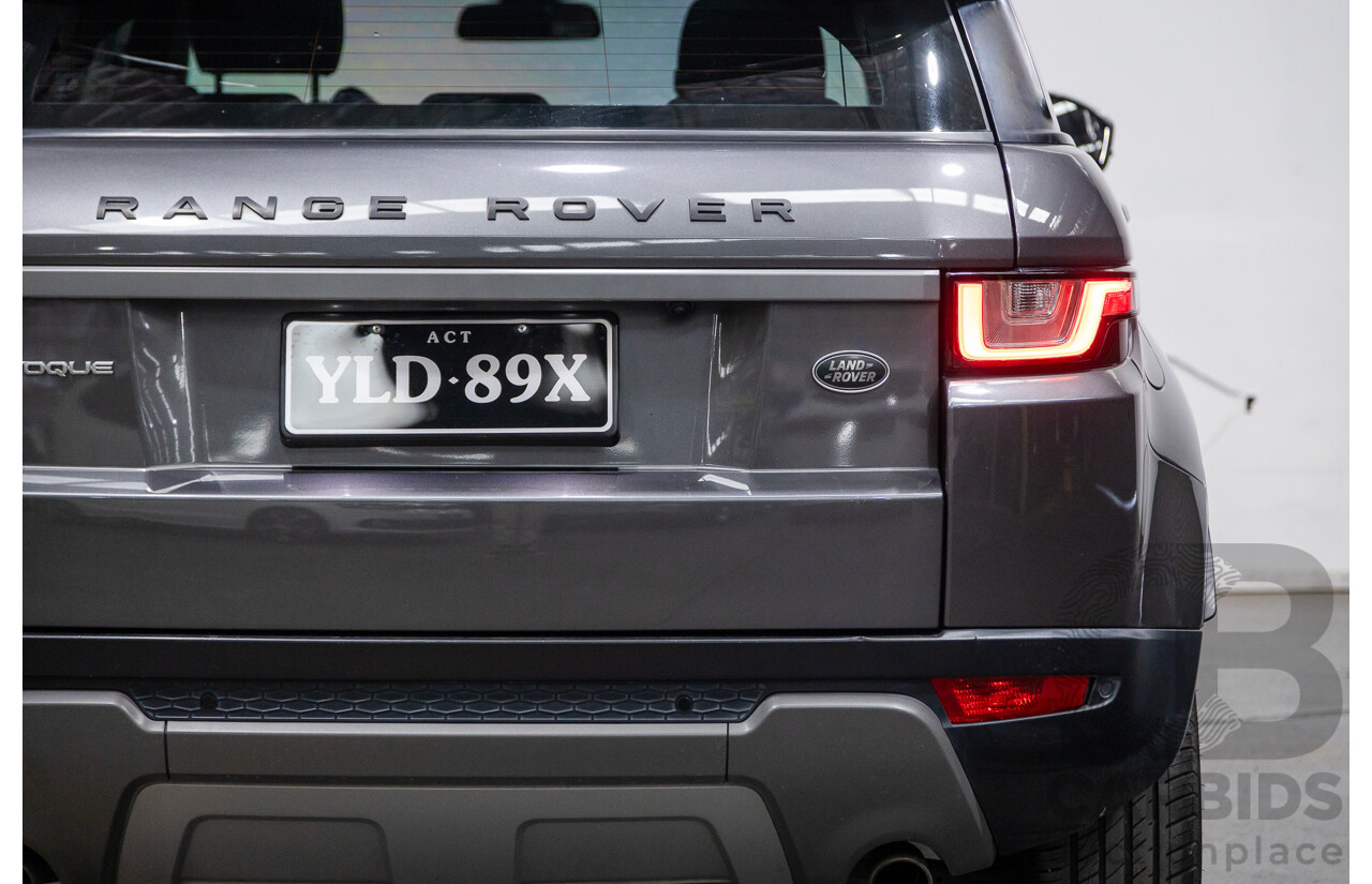 5/2017 Land Rover Range Rover Evoque TD4 150 SE (AWD) LV MY17 5d Wagon Corris Grey Metallic Turbo Diesel 2.0L