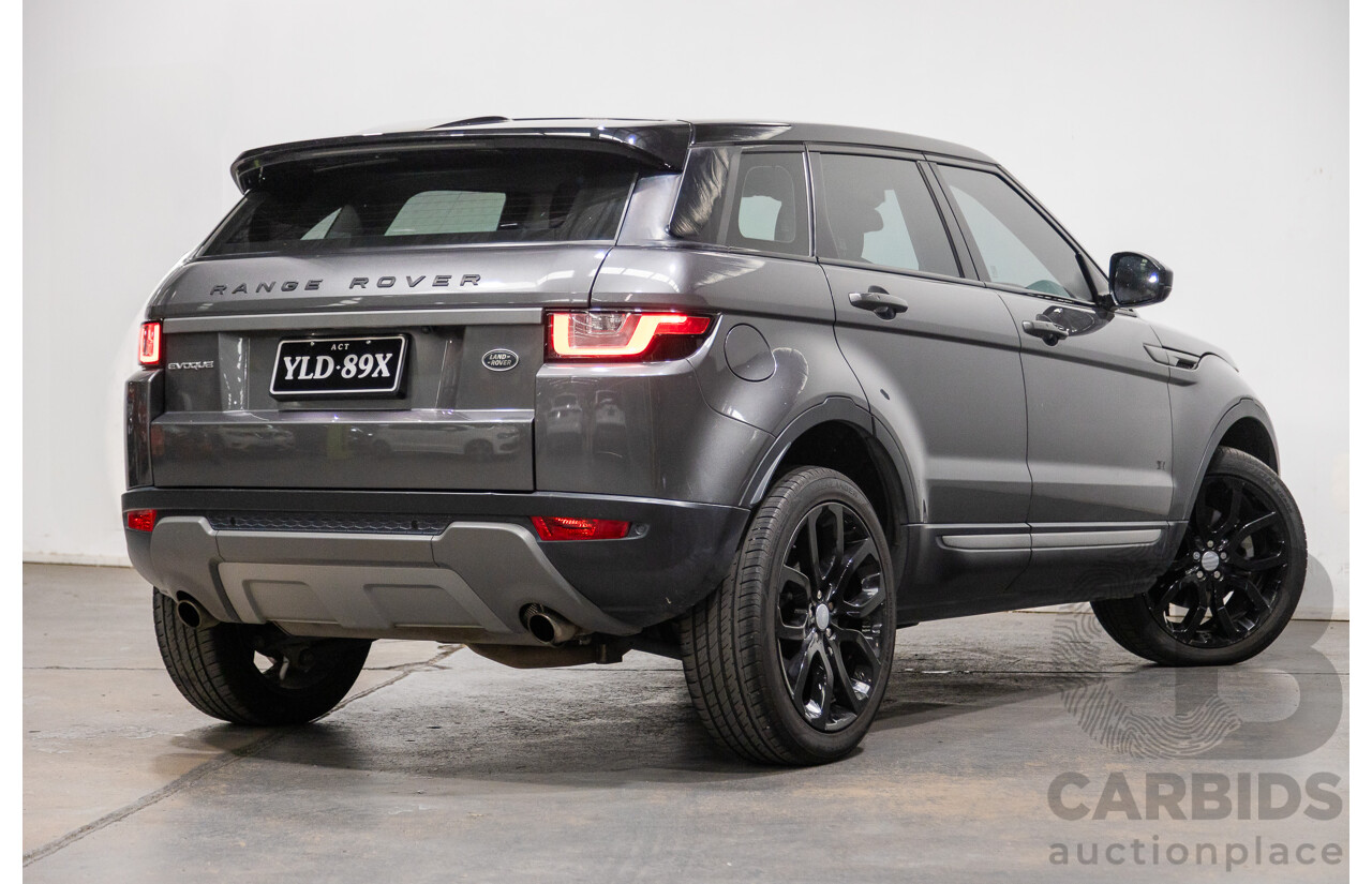 5/2017 Land Rover Range Rover Evoque TD4 150 SE (AWD) LV MY17 5d Wagon Corris Grey Metallic Turbo Diesel 2.0L