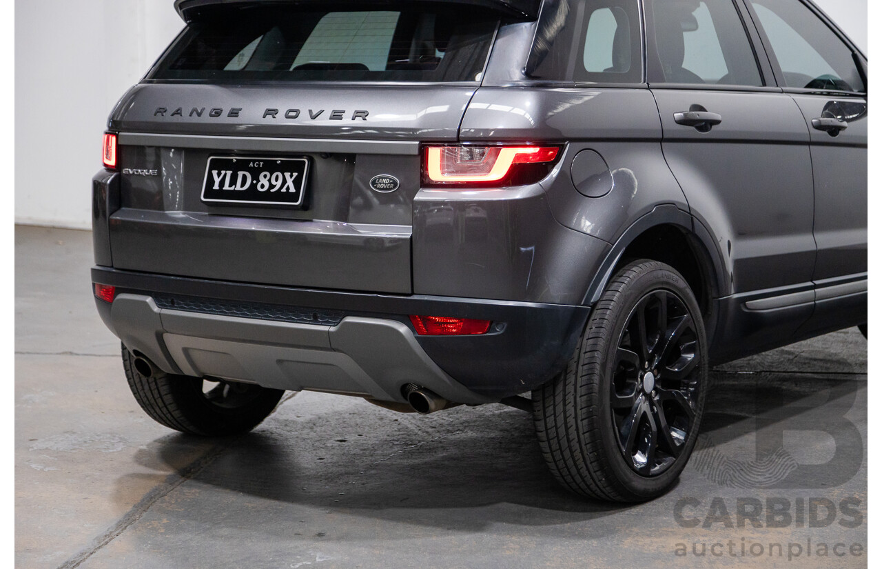 5/2017 Land Rover Range Rover Evoque TD4 150 SE (AWD) LV MY17 5d Wagon Corris Grey Metallic Turbo Diesel 2.0L