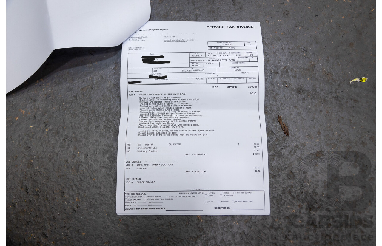 5/2017 Land Rover Range Rover Evoque TD4 150 SE (AWD) LV MY17 5d Wagon Corris Grey Metallic Turbo Diesel 2.0L