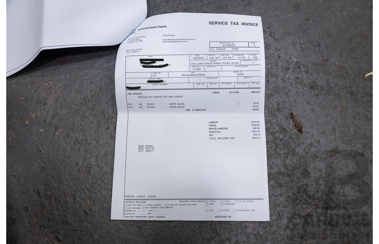 5/2017 Land Rover Range Rover Evoque TD4 150 SE (AWD) LV MY17 5d Wagon Corris Grey Metallic Turbo Diesel 2.0L