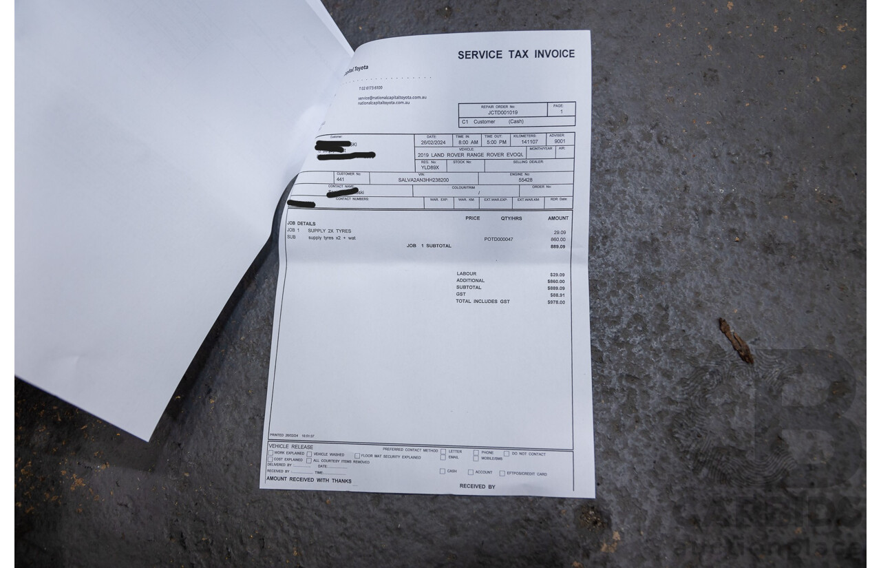 5/2017 Land Rover Range Rover Evoque TD4 150 SE (AWD) LV MY17 5d Wagon Corris Grey Metallic Turbo Diesel 2.0L