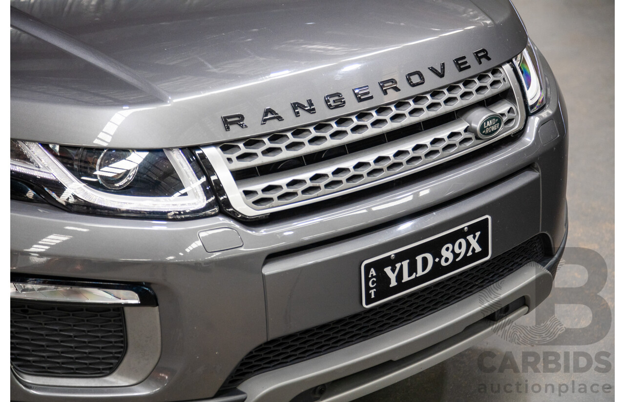 5/2017 Land Rover Range Rover Evoque TD4 150 SE (AWD) LV MY17 5d Wagon Corris Grey Metallic Turbo Diesel 2.0L
