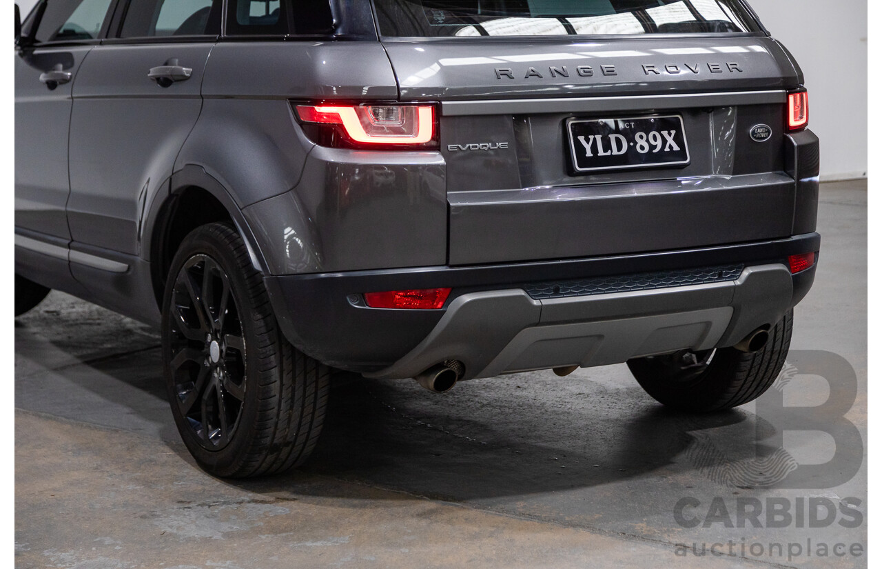 5/2017 Land Rover Range Rover Evoque TD4 150 SE (AWD) LV MY17 5d Wagon Corris Grey Metallic Turbo Diesel 2.0L