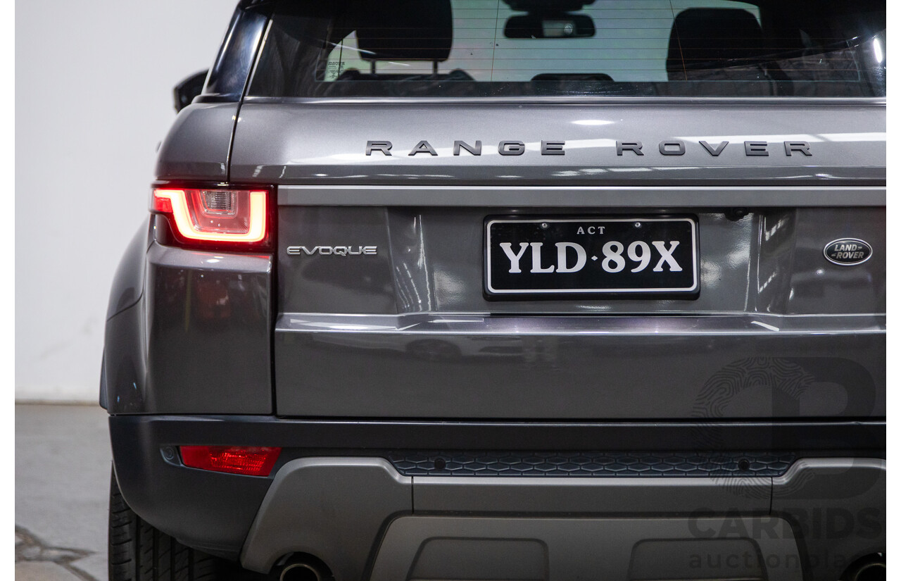 5/2017 Land Rover Range Rover Evoque TD4 150 SE (AWD) LV MY17 5d Wagon Corris Grey Metallic Turbo Diesel 2.0L