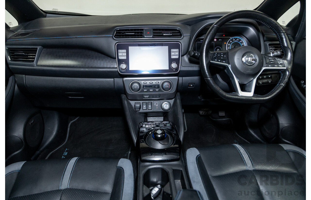 06/2019 Nissan Leaf ZE1 4d Hatchback Ivory Pearl White Dedicated Electric EV 110kw