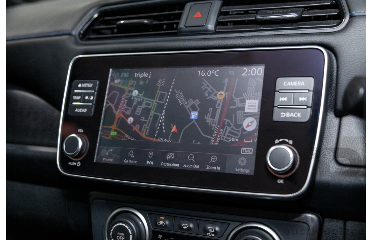 06/2019 Nissan Leaf ZE1 4d Hatchback Ivory Pearl White Dedicated Electric EV 110kw