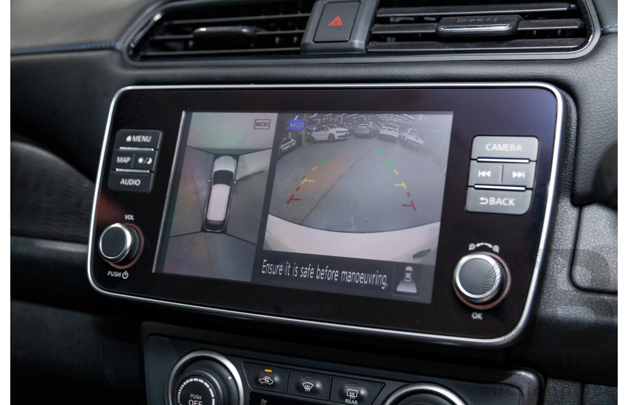 06/2019 Nissan Leaf ZE1 4d Hatchback Ivory Pearl White Dedicated Electric EV 110kw