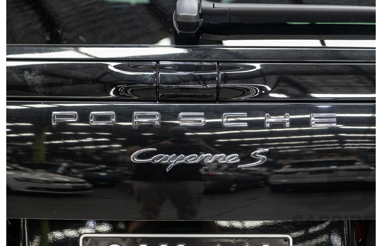 9/2007 Porsche Cayenne S (AWD) MY07 4d Wagon Basalt Black Metallic V8 4.8L