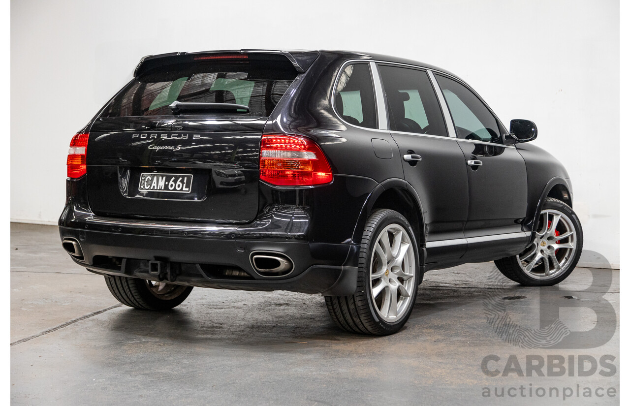 9/2007 Porsche Cayenne S (AWD) MY07 4d Wagon Basalt Black Metallic V8 4.8L