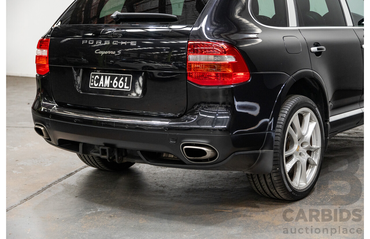 9/2007 Porsche Cayenne S (AWD) MY07 4d Wagon Basalt Black Metallic V8 4.8L