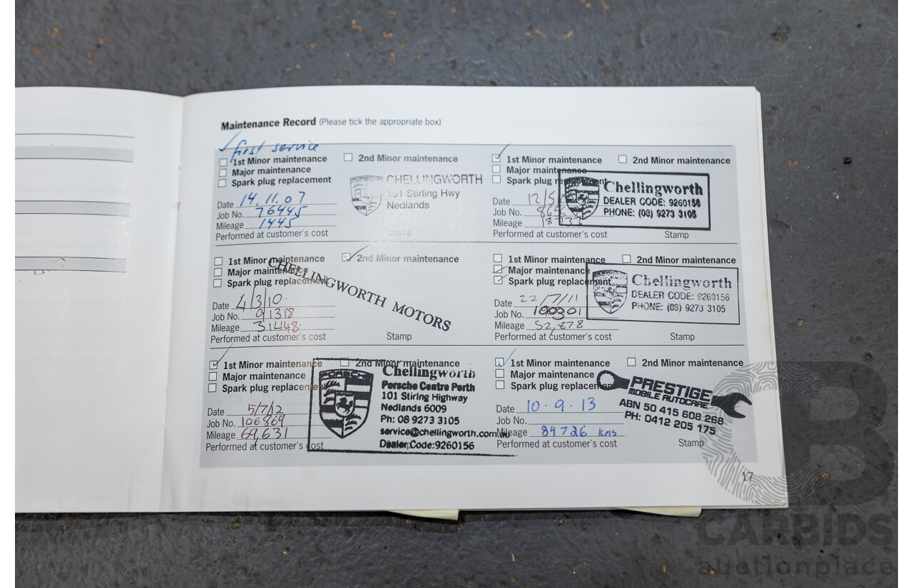 9/2007 Porsche Cayenne S (AWD) MY07 4d Wagon Basalt Black Metallic V8 4.8L