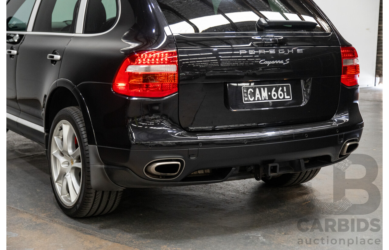 9/2007 Porsche Cayenne S (AWD) MY07 4d Wagon Basalt Black Metallic V8 4.8L