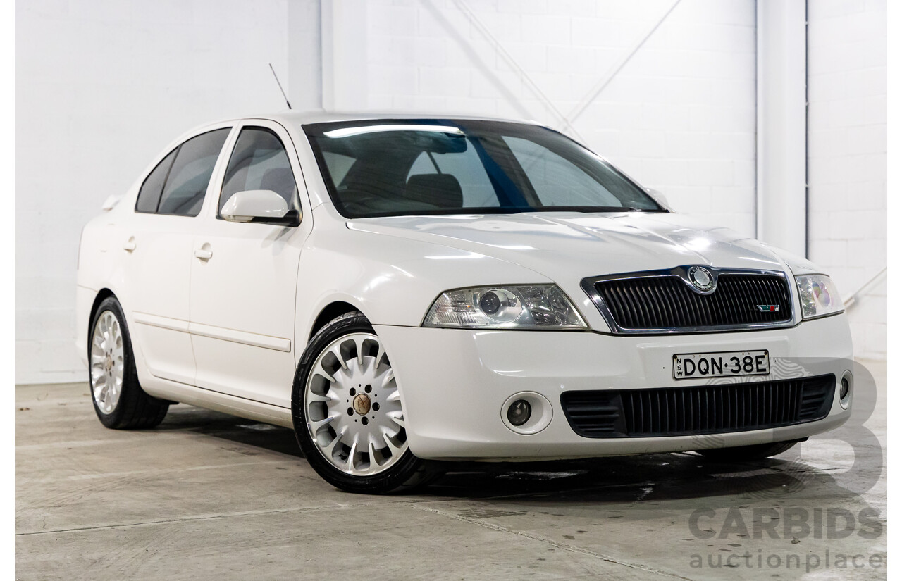 5/2008 Skoda Octavia RS 1Z 4d Sedan Candy White Turbo 2.0L