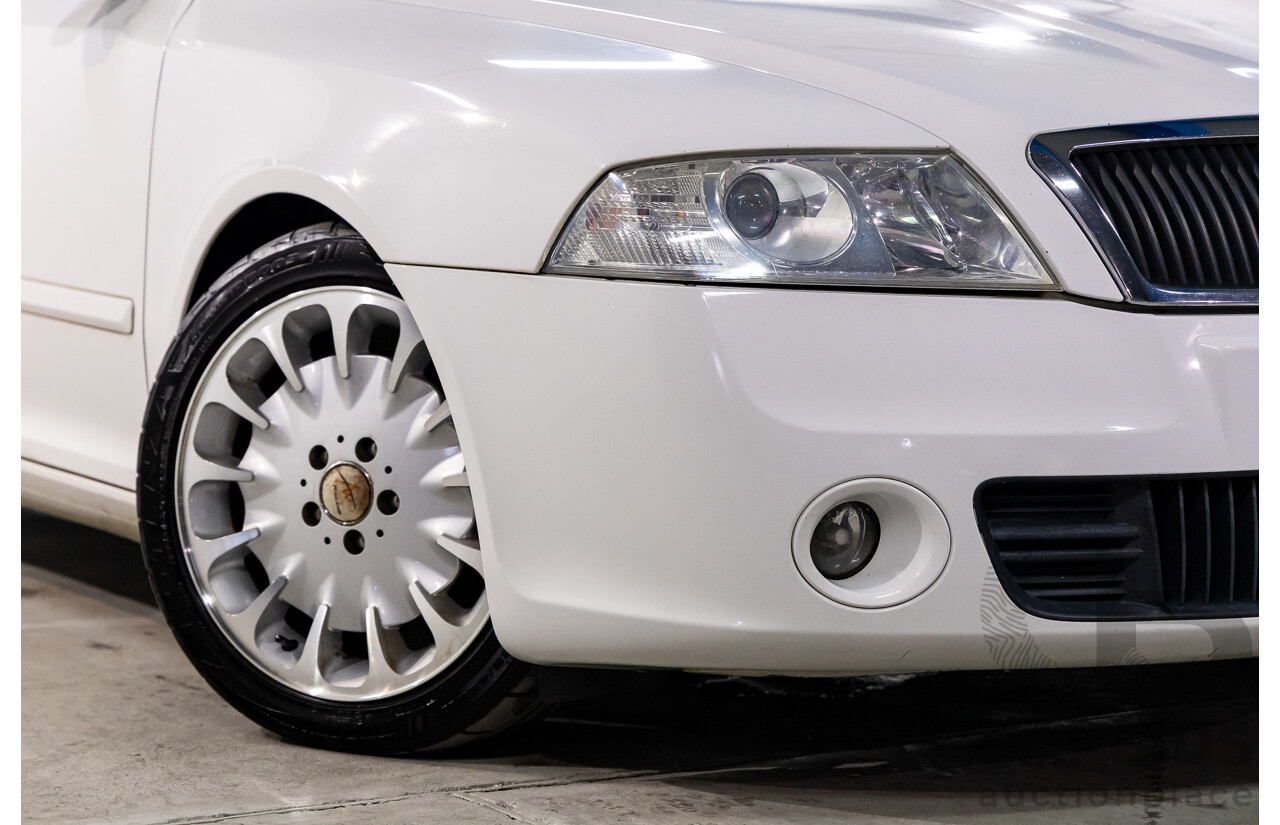 5/2008 Skoda Octavia RS 1Z 4d Sedan Candy White Turbo 2.0L