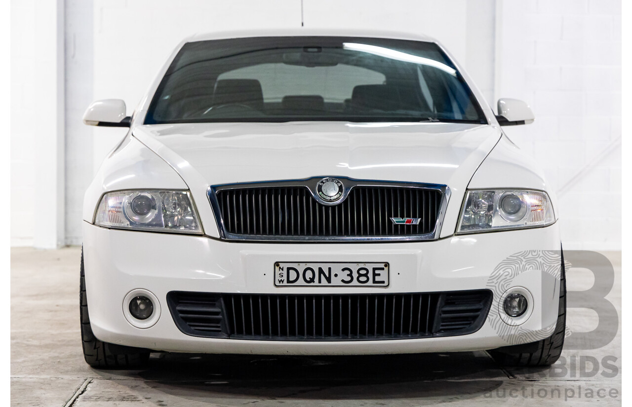 5/2008 Skoda Octavia RS 1Z 4d Sedan Candy White Turbo 2.0L