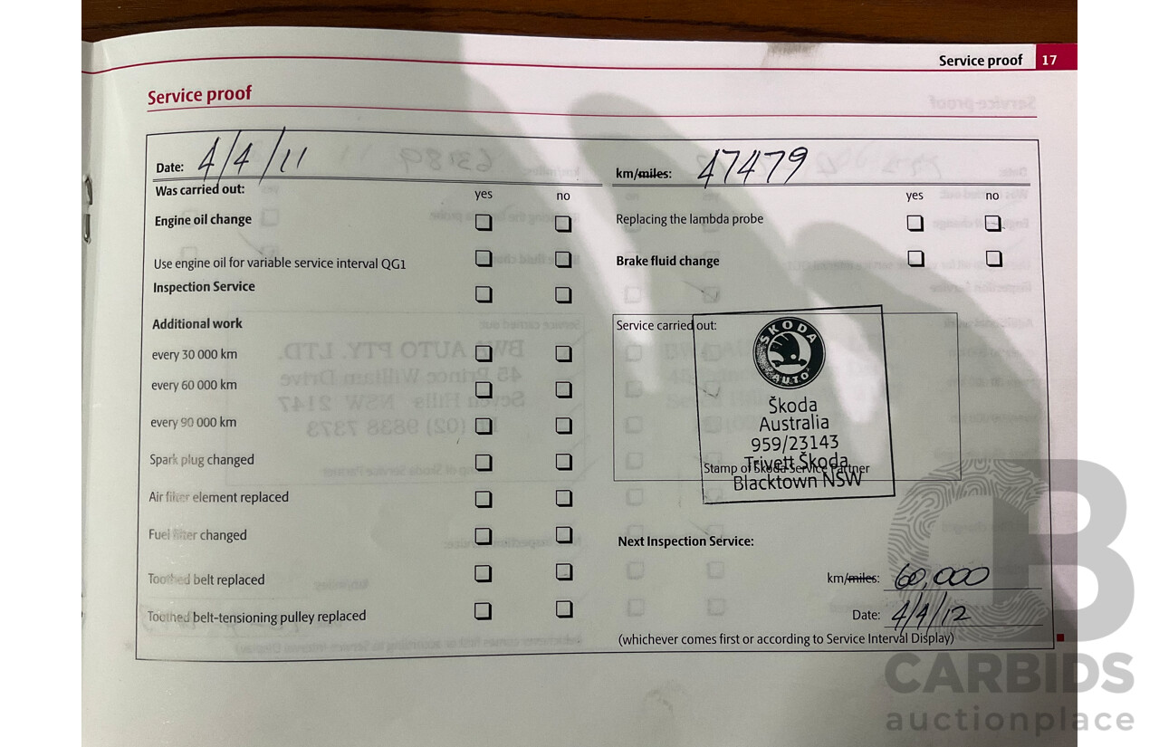 5/2008 Skoda Octavia RS 1Z 4d Sedan Candy White Turbo 2.0L