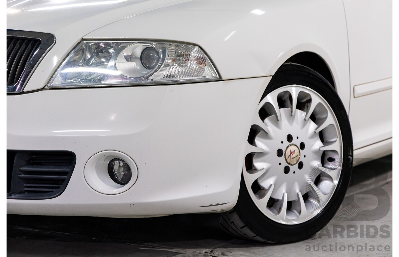 5/2008 Skoda Octavia RS 1Z 4d Sedan Candy White Turbo 2.0L