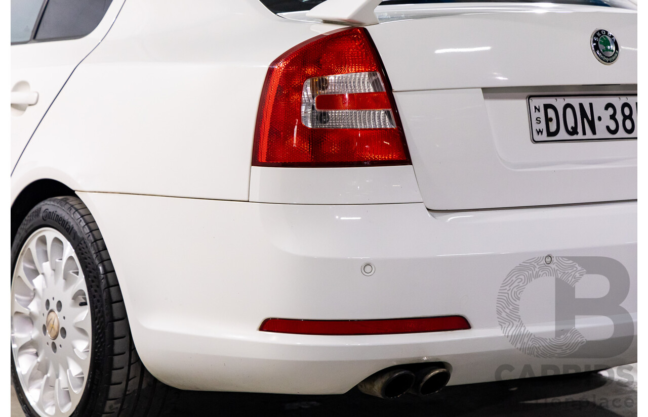 5/2008 Skoda Octavia RS 1Z 4d Sedan Candy White Turbo 2.0L
