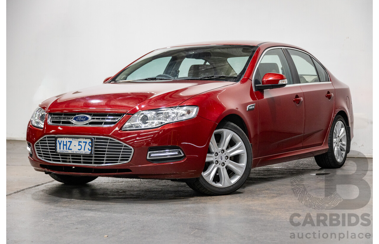 10/2012 Ford G6 E FG MK2 4d Sedan Emperor Red 4.0L