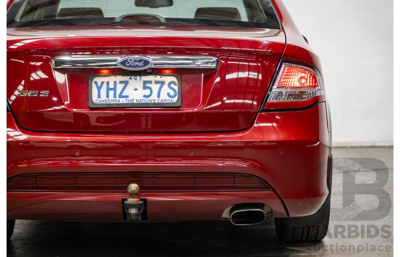 10/2012 Ford G6 E FG MK2 4d Sedan Emperor Red 4.0L