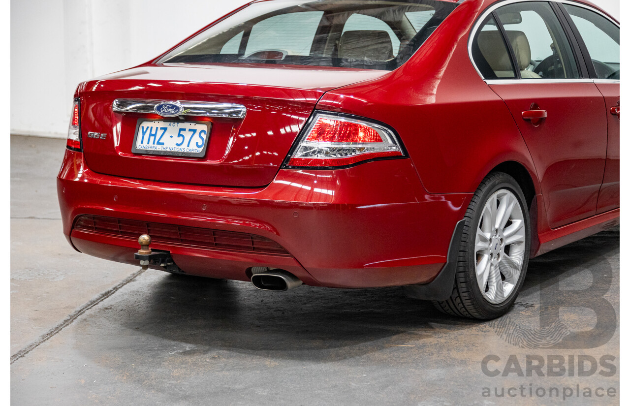 10/2012 Ford G6 E FG MK2 4d Sedan Emperor Red 4.0L