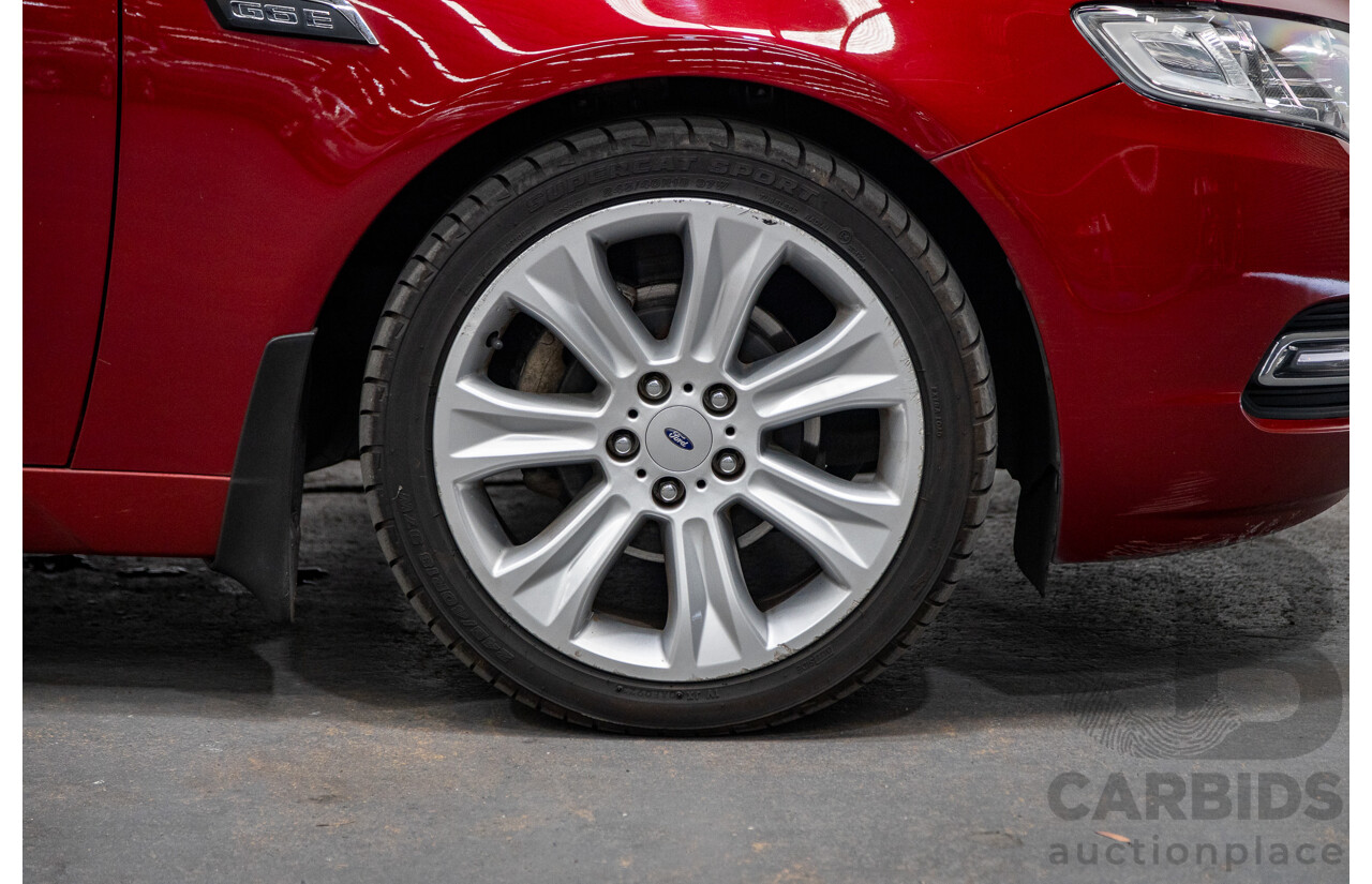 10/2012 Ford G6 E FG MK2 4d Sedan Emperor Red 4.0L