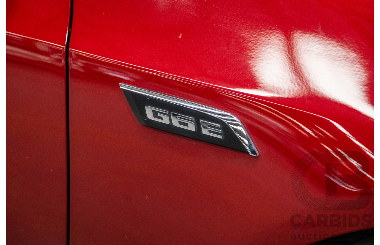 10/2012 Ford G6 E FG MK2 4d Sedan Emperor Red 4.0L