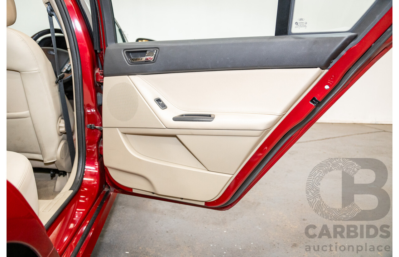 10/2012 Ford G6 E FG MK2 4d Sedan Emperor Red 4.0L