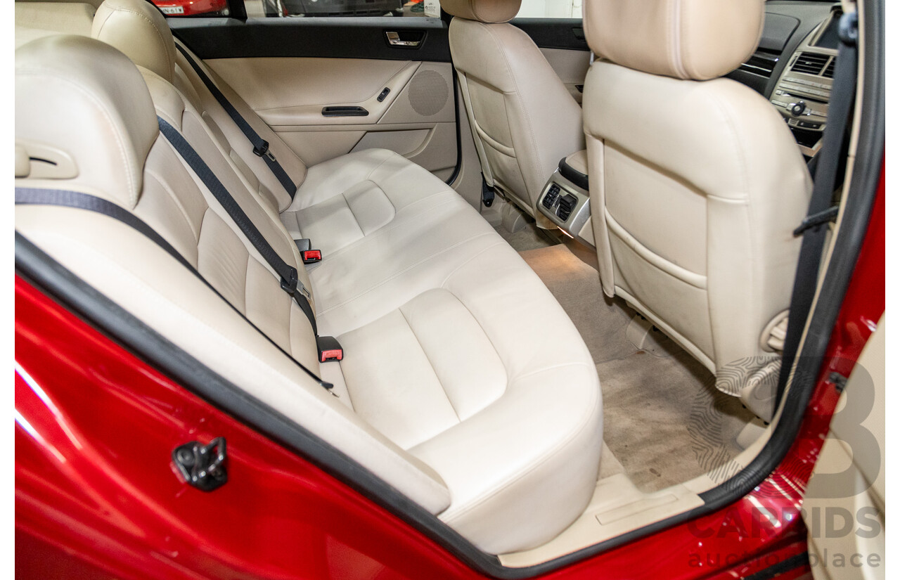 10/2012 Ford G6 E FG MK2 4d Sedan Emperor Red 4.0L