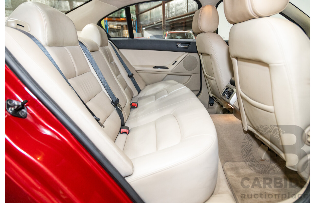 10/2012 Ford G6 E FG MK2 4d Sedan Emperor Red 4.0L