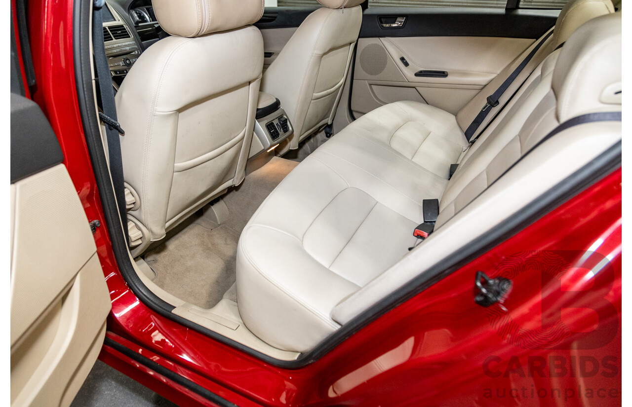 10/2012 Ford G6 E FG MK2 4d Sedan Emperor Red 4.0L