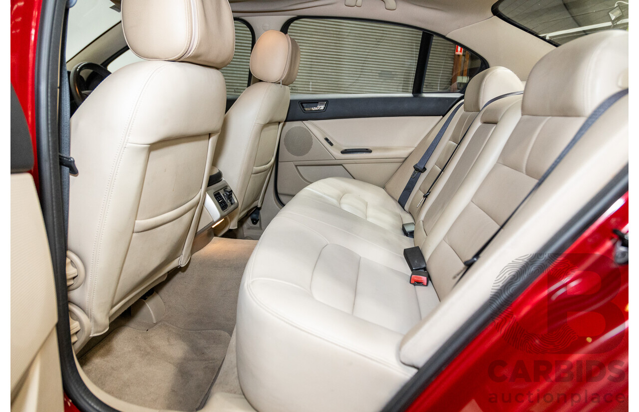 10/2012 Ford G6 E FG MK2 4d Sedan Emperor Red 4.0L