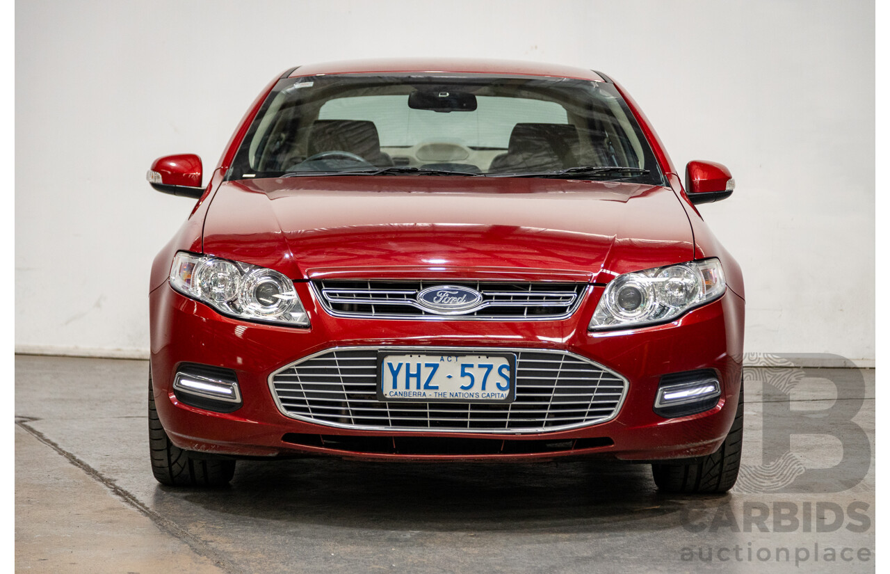 10/2012 Ford G6 E FG MK2 4d Sedan Emperor Red 4.0L