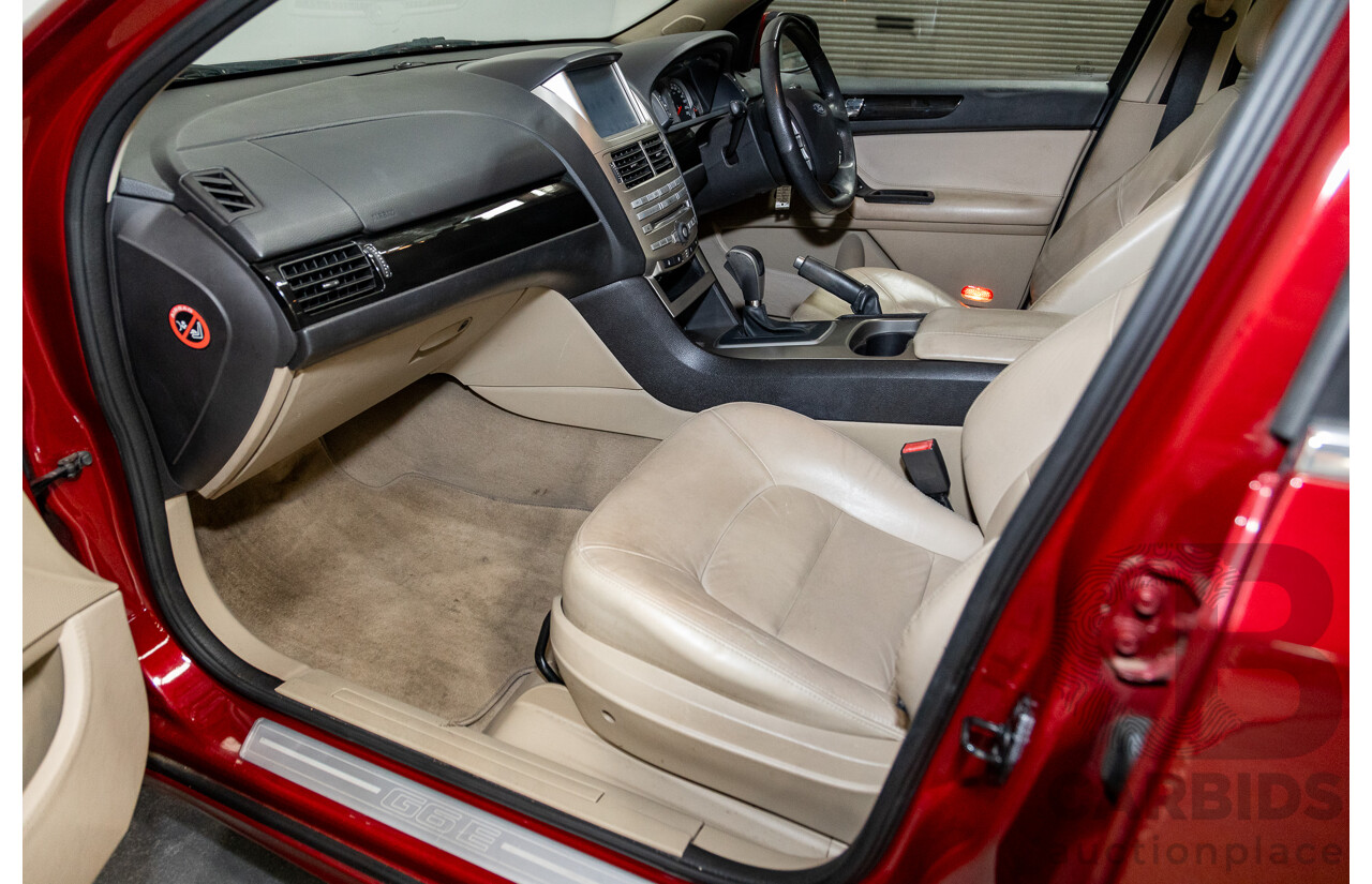 10/2012 Ford G6 E FG MK2 4d Sedan Emperor Red 4.0L