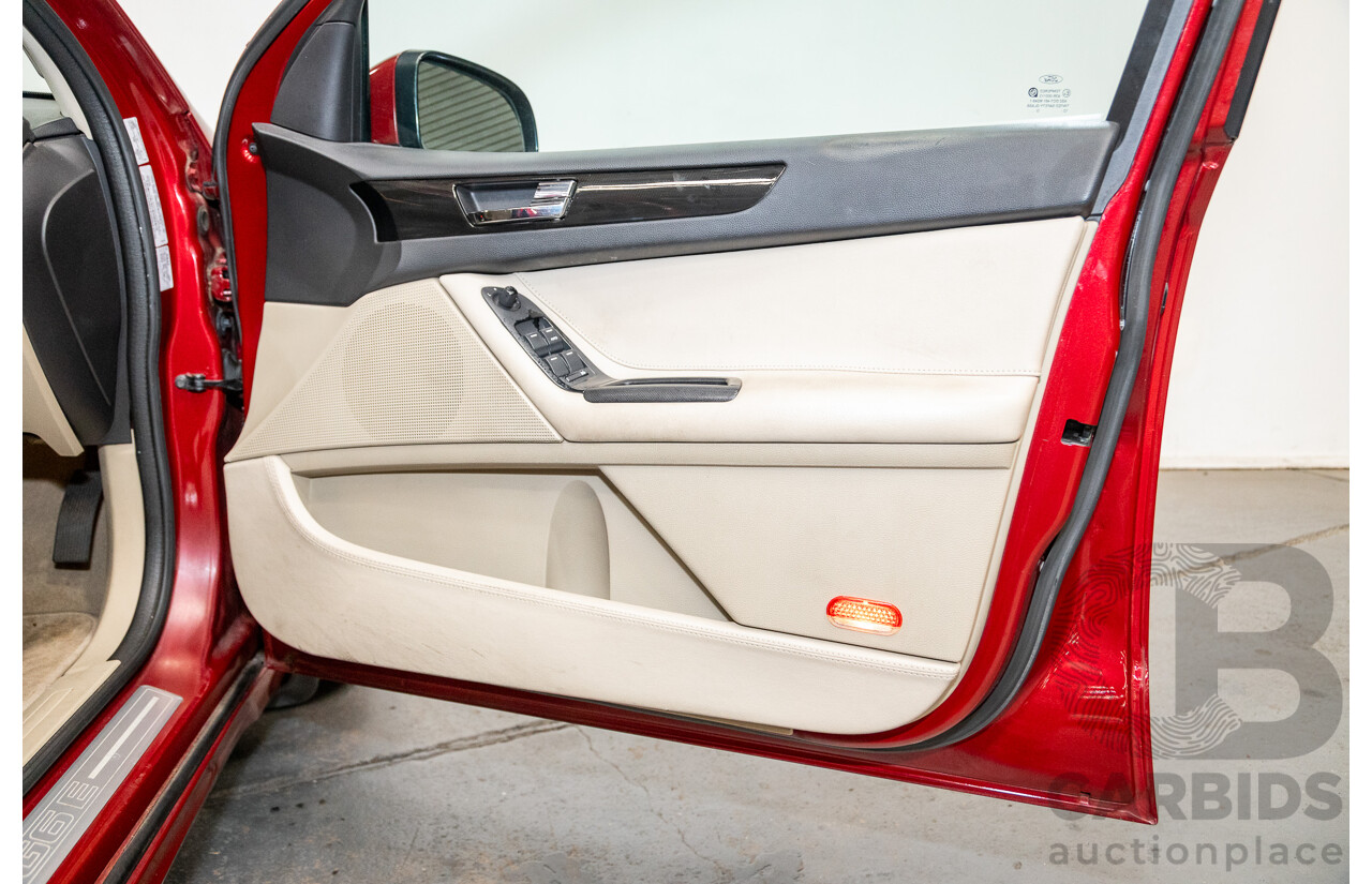 10/2012 Ford G6 E FG MK2 4d Sedan Emperor Red 4.0L