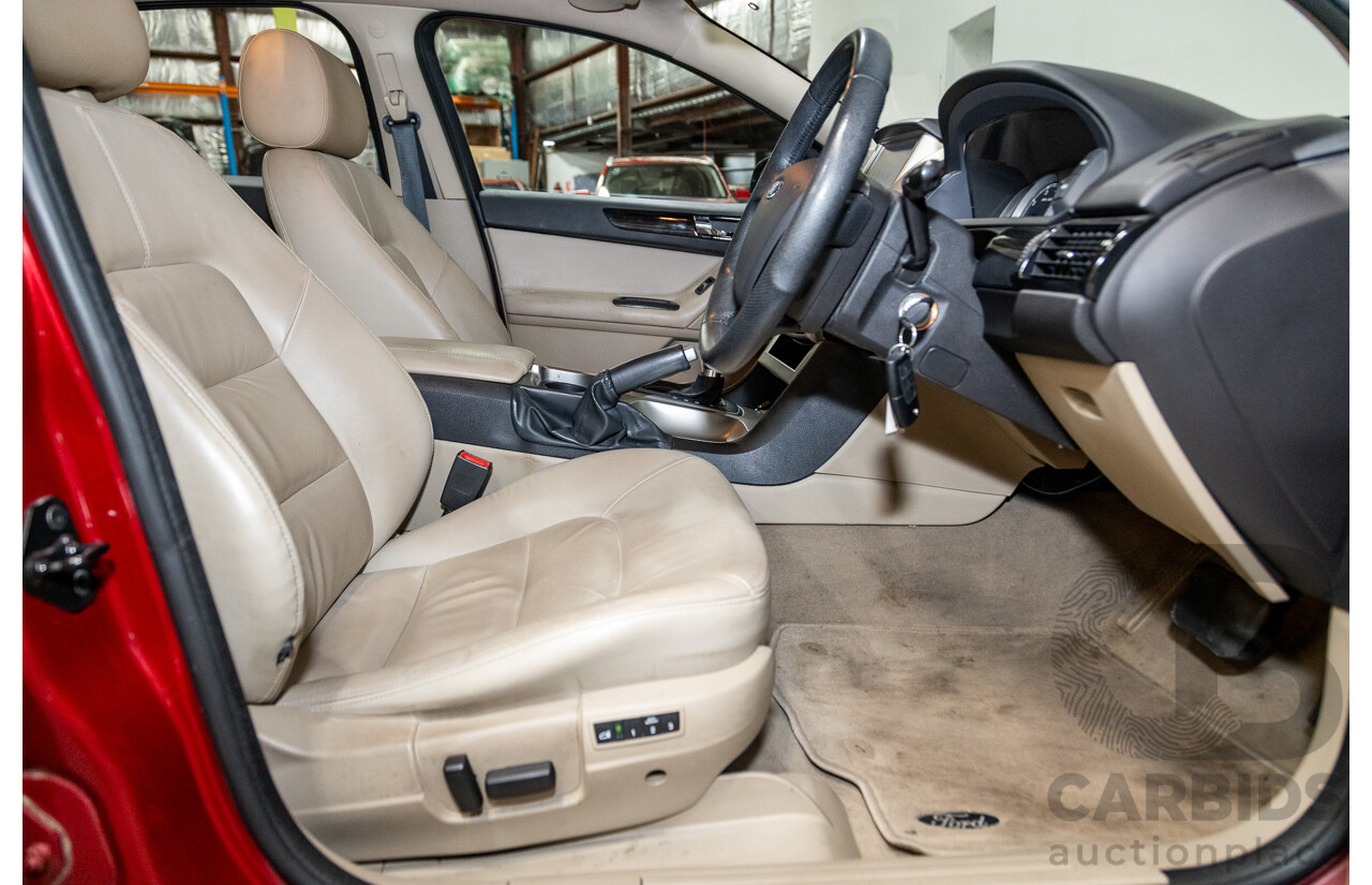 10/2012 Ford G6 E FG MK2 4d Sedan Emperor Red 4.0L