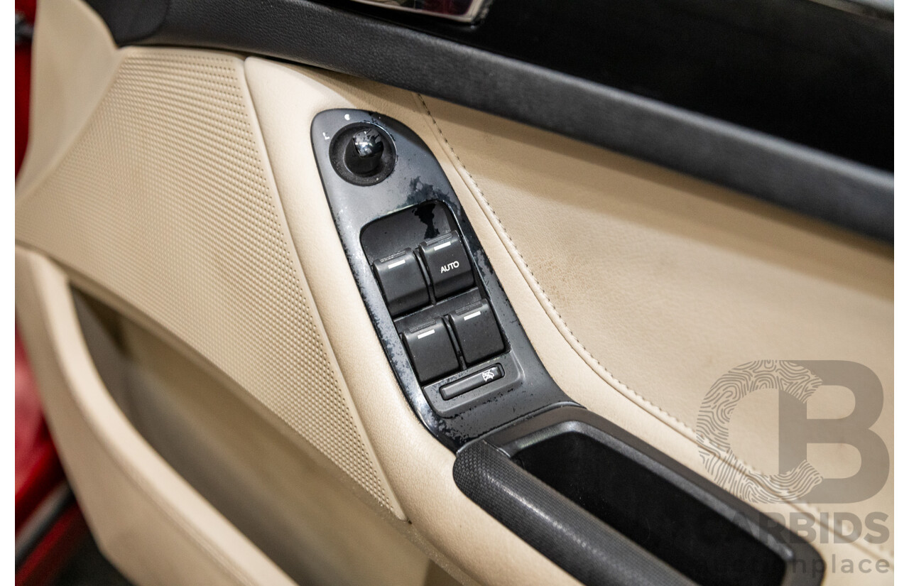 10/2012 Ford G6 E FG MK2 4d Sedan Emperor Red 4.0L