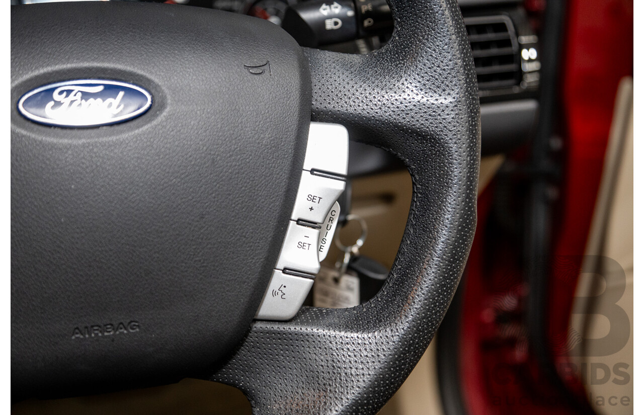 10/2012 Ford G6 E FG MK2 4d Sedan Emperor Red 4.0L