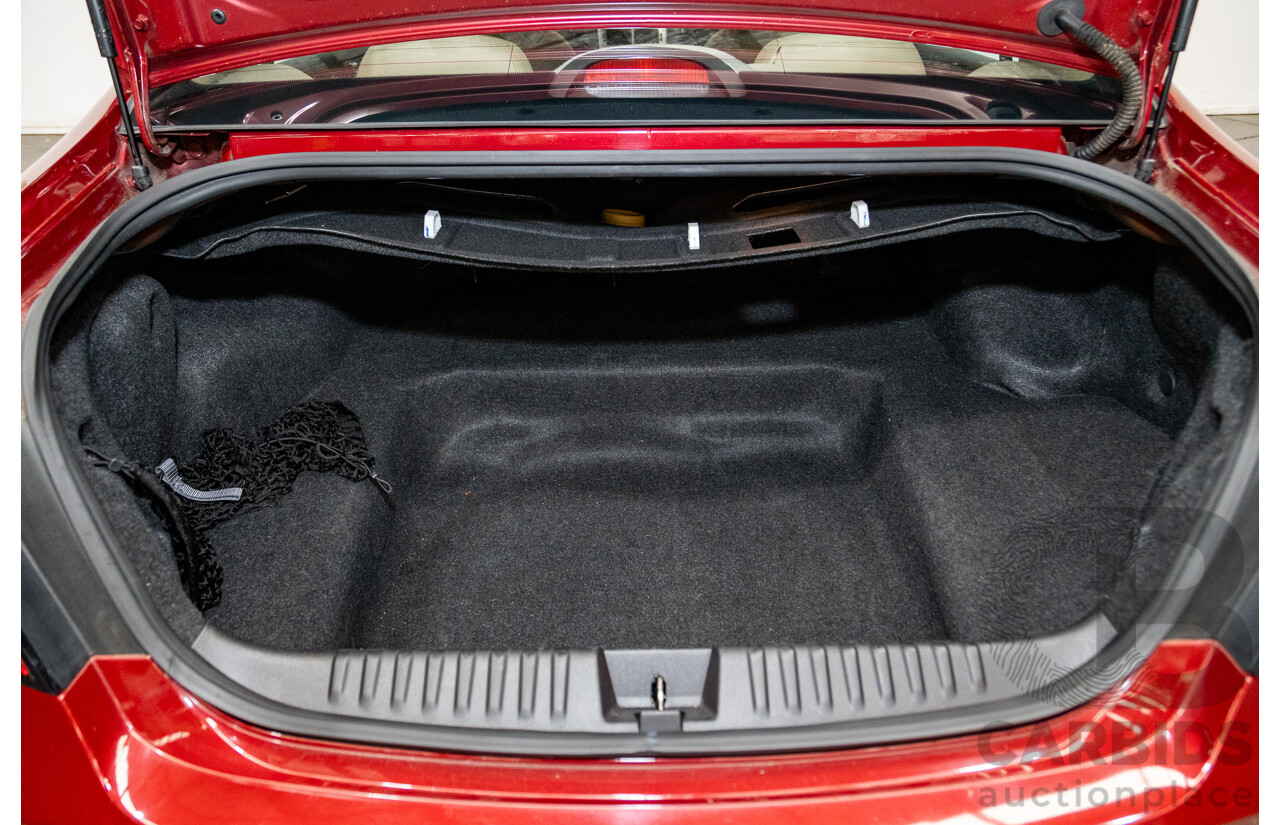 10/2012 Ford G6 E FG MK2 4d Sedan Emperor Red 4.0L