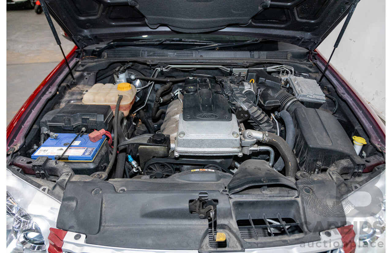 10/2012 Ford G6 E FG MK2 4d Sedan Emperor Red 4.0L