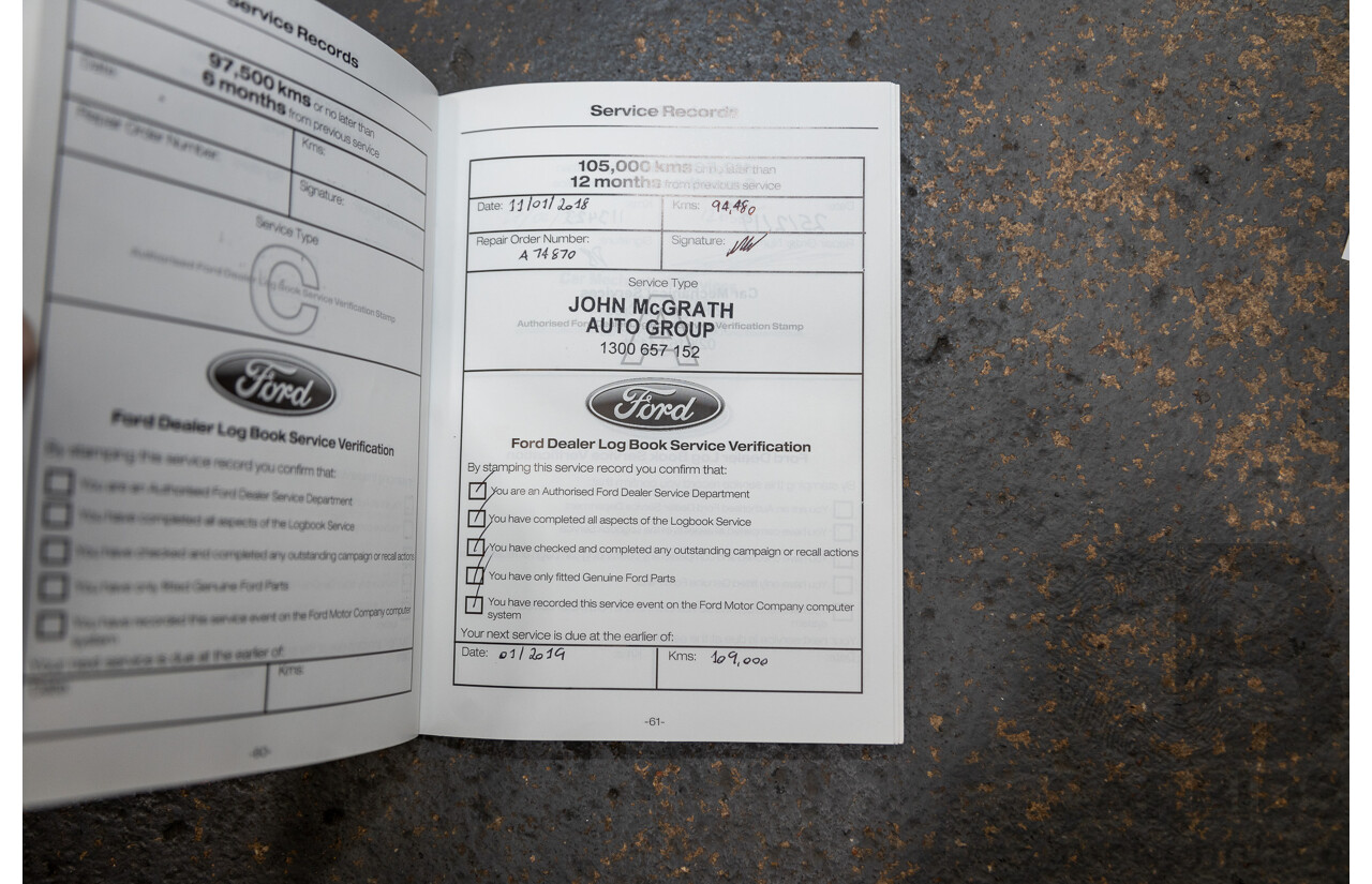 10/2012 Ford G6 E FG MK2 4d Sedan Emperor Red 4.0L