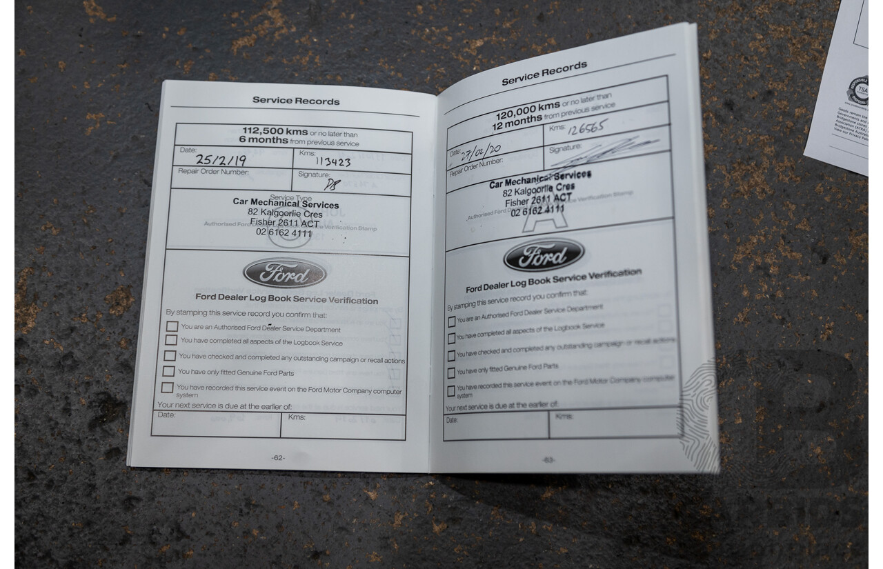 10/2012 Ford G6 E FG MK2 4d Sedan Emperor Red 4.0L