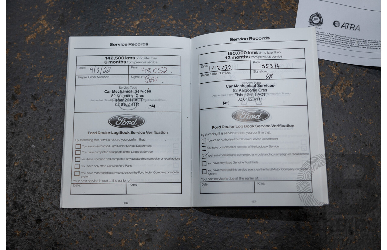 10/2012 Ford G6 E FG MK2 4d Sedan Emperor Red 4.0L