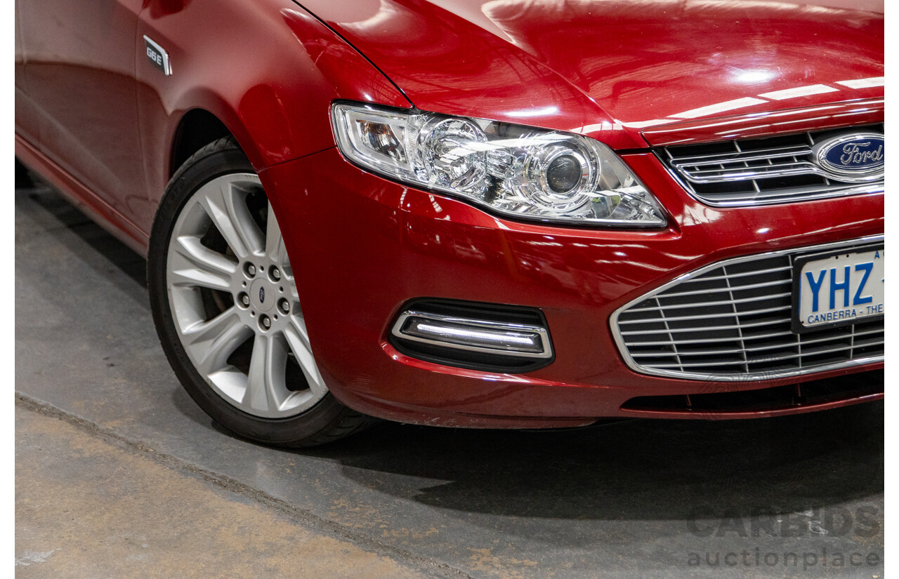 10/2012 Ford G6 E FG MK2 4d Sedan Emperor Red 4.0L