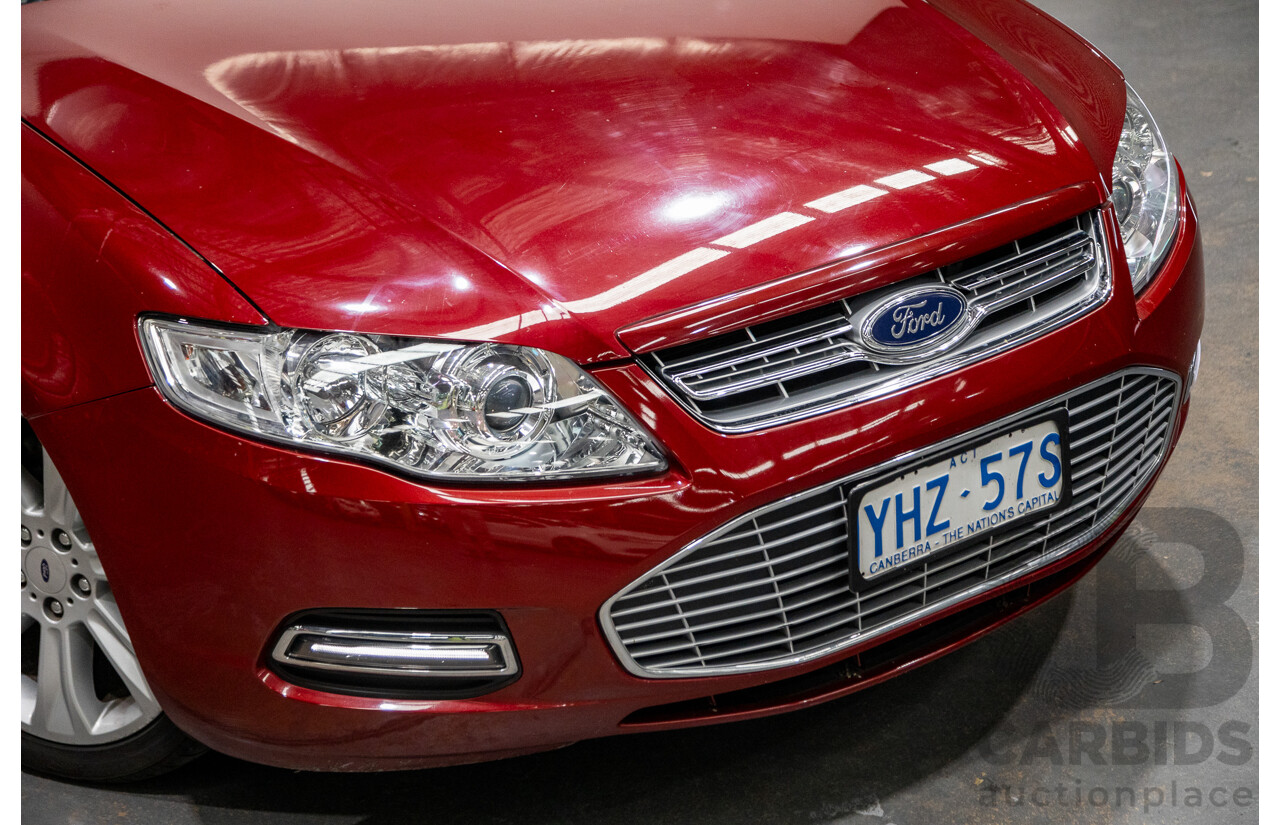 10/2012 Ford G6 E FG MK2 4d Sedan Emperor Red 4.0L